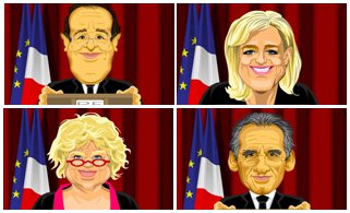 IMAGE : Cartes parlantes politique 2012