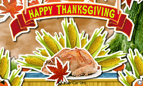 IMAGE : Carte Thanksgiving